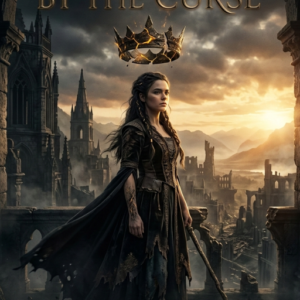 Here are ALT text options in English (for accessibility and Facebook/Instagram): A dark fantasy book cover featuring a young woman wearing a glowing crown, surrounded by shadows and mystical energy. A mysterious queen standing in a dimly lit castle hall, magic swirling around her as a golden crown shines above her head. A fantasy illustration of a powerful young woman with intense eyes, holding dark magic in her hands beneath a glowing crown. A dramatic book cover showing a cursed heroine in royal attire, standing against a stormy magical background. A dark romantasy scene with a crowned woman surrounded by mist, symbolizing power, destiny, and a broken curse. If you describe your exact image (colors, pose, background), I can create a more precise ALT text optimized for Facebook accessibility.